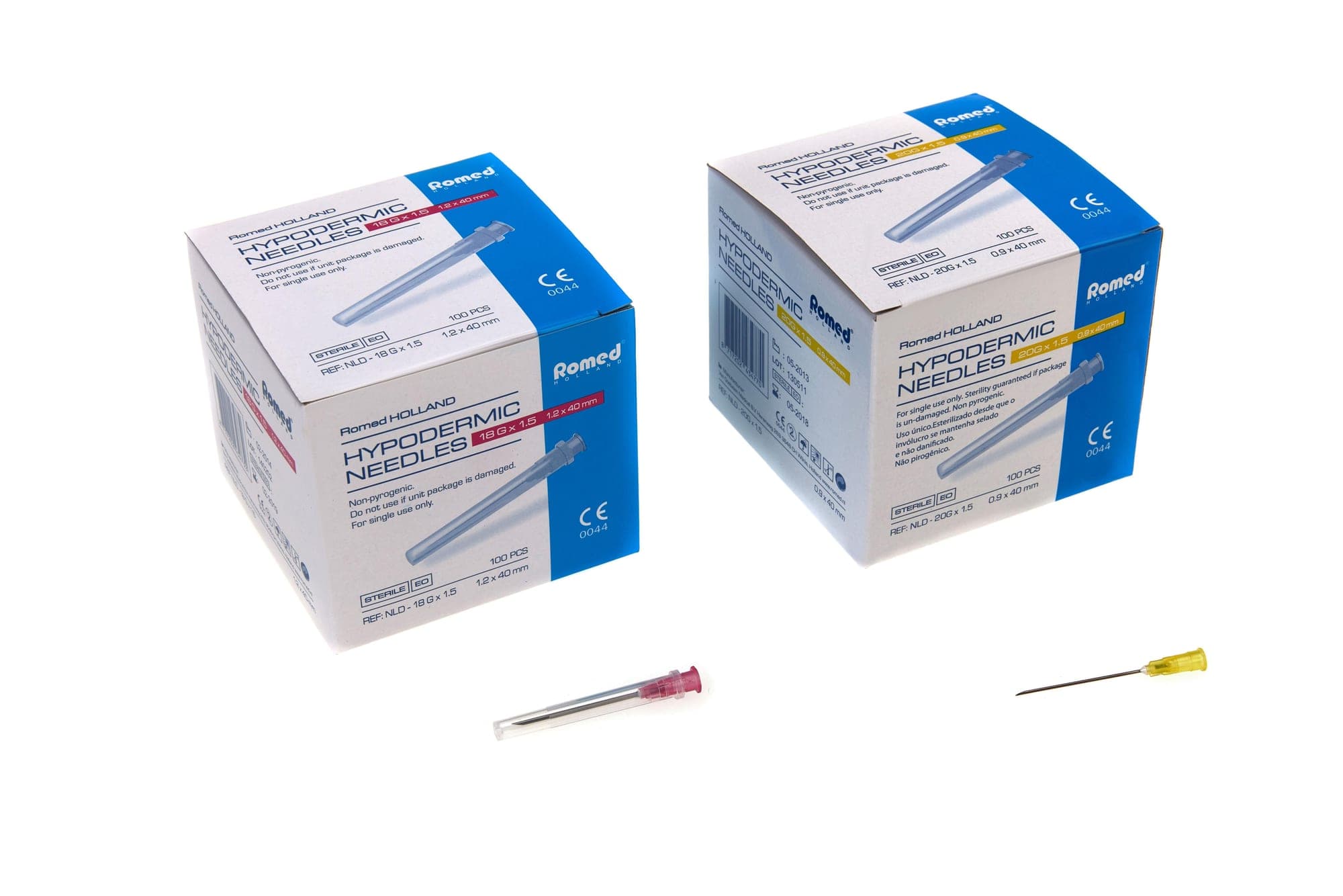 Injektionsnål 21G × 1,5" grön · 100-pack, produktbild