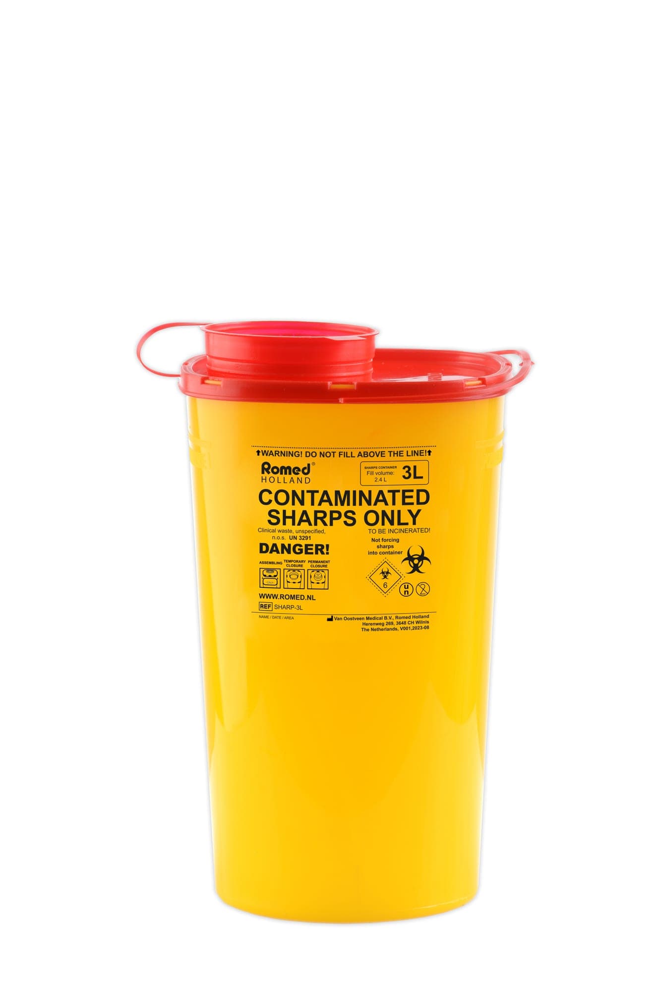 Sharps-container 3 L · säker kanylburk