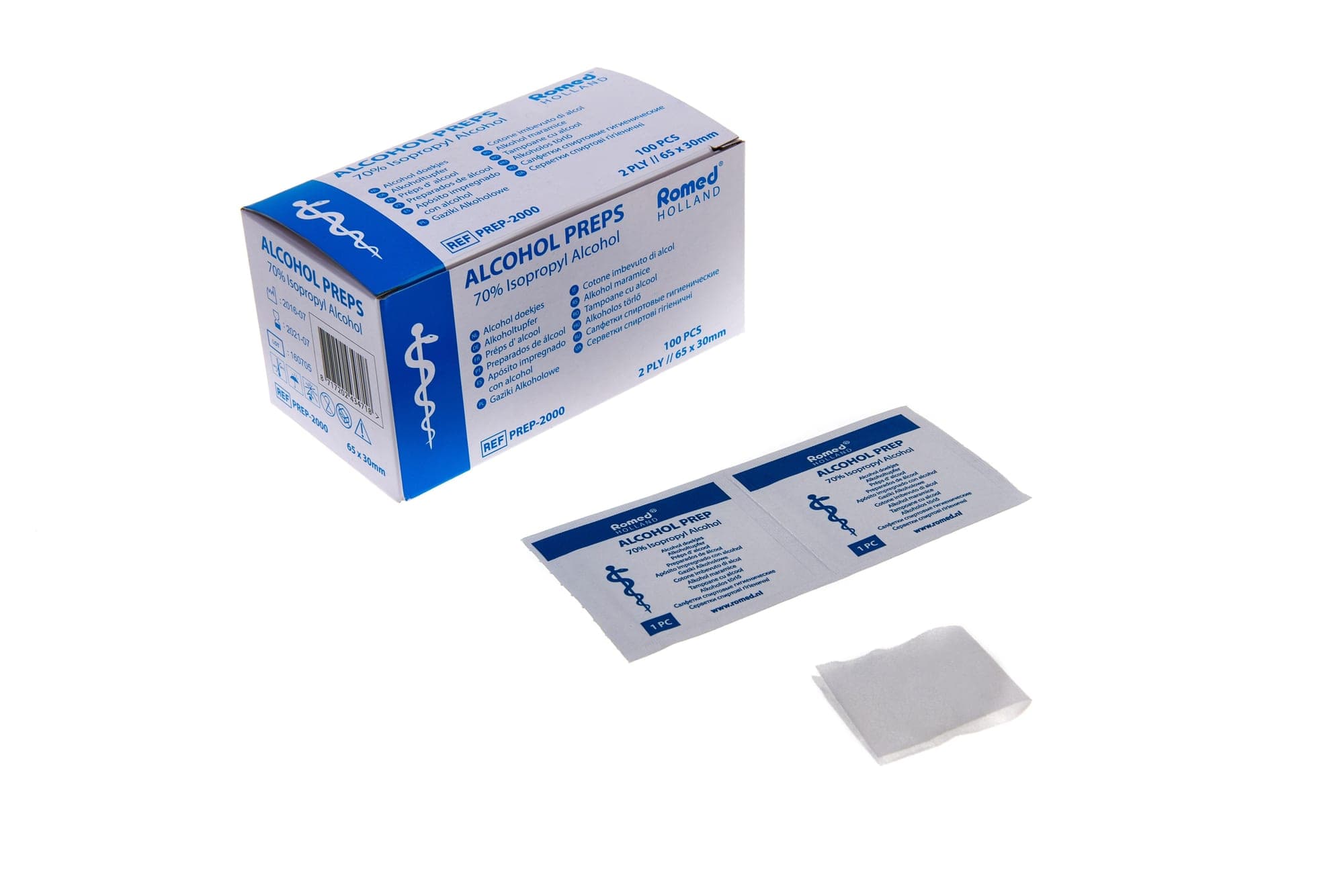 Alkoholservetter 70% IPA · 100-pack